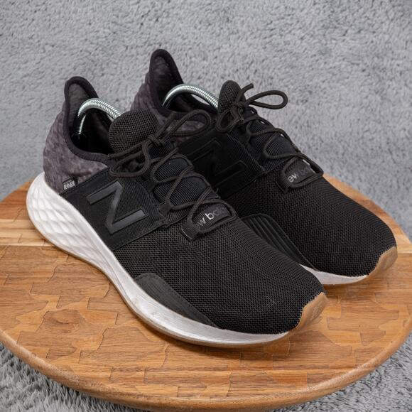 New Balance Mens Fresh Foam Roav V1 MROAVPB1 Black Running Shoes Sz 11.5 D - Picture 1 of 9